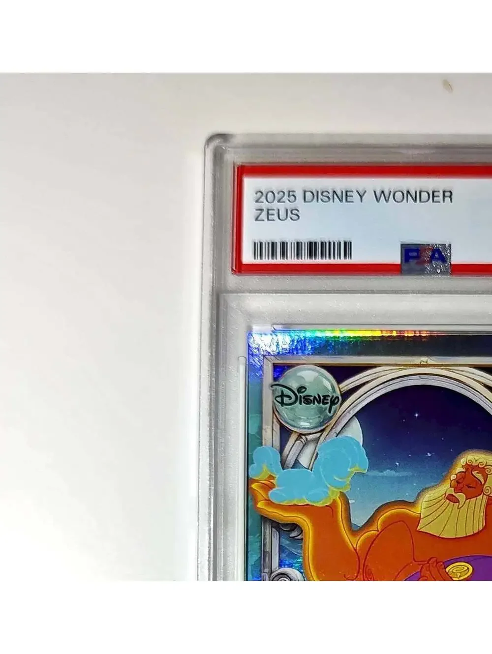 Zeus 2025 Topps Disney Wonder #134 Diamond Card Hercules PSA  PSA 9